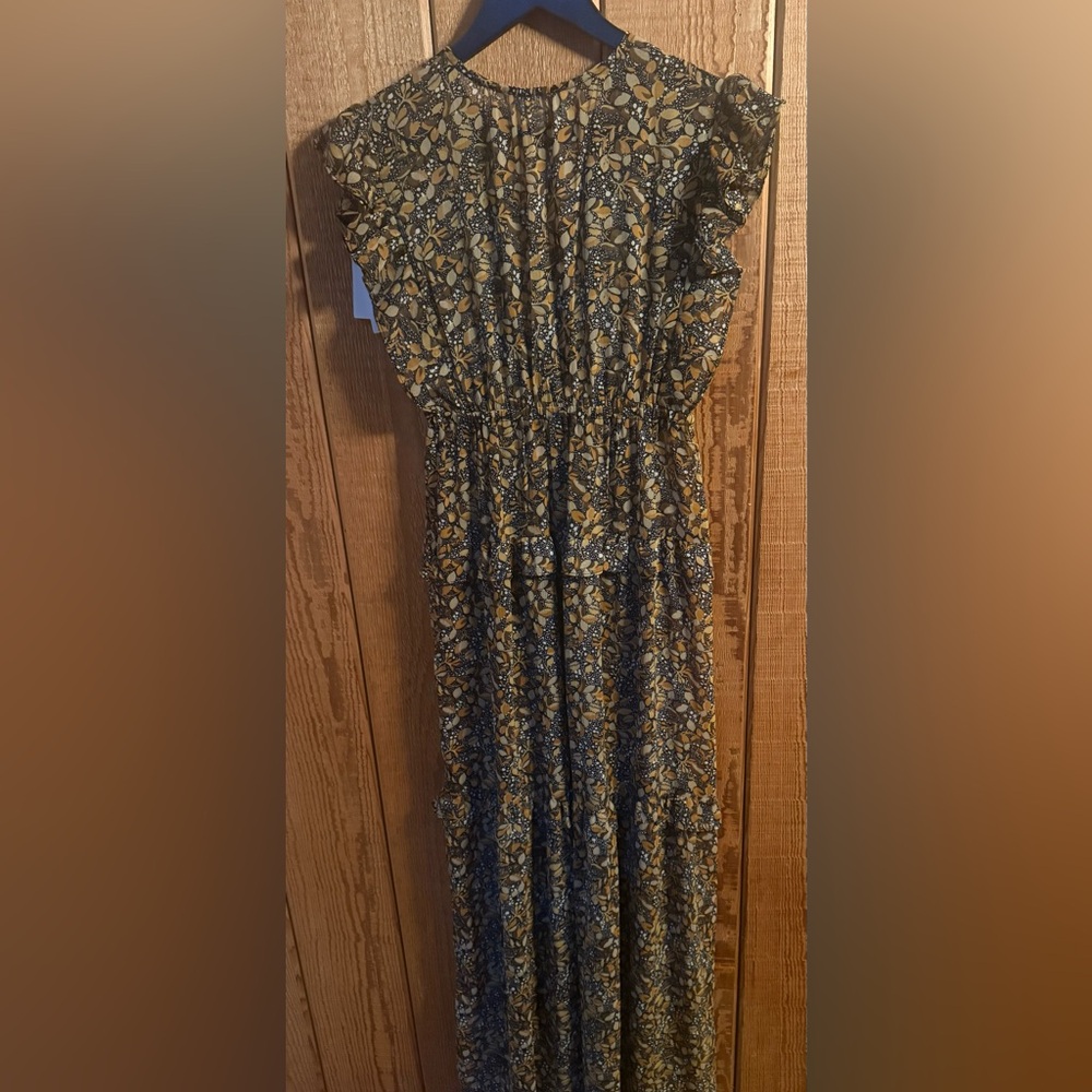 Ba&sh NWT Samanta Ruffled Maxi Dress Size 0 - Picture 8 of 9
